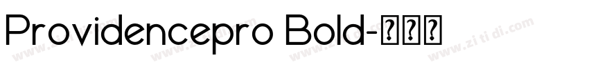 Providencepro Bold字体转换